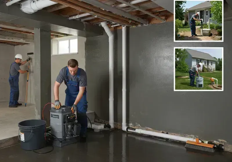 Basement Waterproofing and Flood Prevention process in North Plymouth, MA